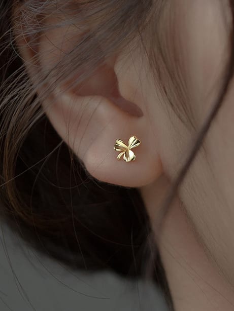 Cercei din argint Trifoi II